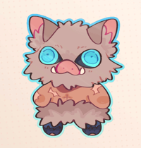 Image 1 of Inosuke Sticker