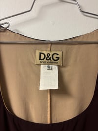 Image 3 of 90s d&g scoop dress