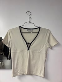 Image 1 of versace intenstive crop top 