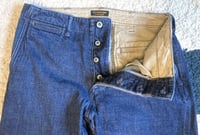Image 4 of A Vontade indigo dyed denim jeans, made in Japan, size M (32”)