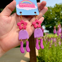 Image 2 of Violet BloomBell Dangles 