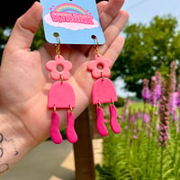 Image 1 of Raspberry BloomBell Dangles 
