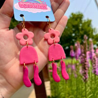Image 2 of Raspberry BloomBell Dangles 