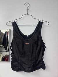 Image 1 of leather harley tank 