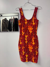 vtg flame bodycon
