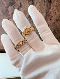 Rolx gold laminated ring 