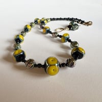 Image 4 of Mustard and Lustre Necklace/Earrings Set