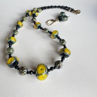 Image 5 of Mustard and Lustre Necklace/Earrings Set