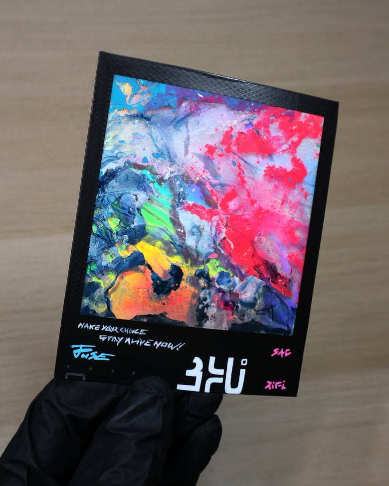 Image of HOLOGRAPHIC Polaroid "3FU"