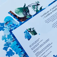 Image 3 of Limited Edition Fine Art Print |  Breath of Life - Blue and Green Lung
