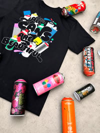 Image 3 of "All Cans Are Beautiful" T-Shirt (black)