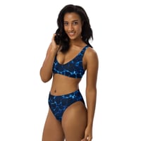 Image 2 of High-Waisted Bikini | Recycled Polyester |  LiQUID Shine LiQUID WATER COLLECTION
