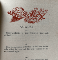 Image 4 of An Almanac by Norman Douglas illustrated by Enid Marx