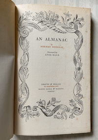Image 2 of An Almanac by Norman Douglas illustrated by Enid Marx