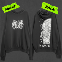 Image 1 of DEATHCULT x WITCH - ACID WASHED HOODIE