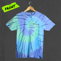 Image 2 of BLUE/GREEN SWIRL EMBLEM SHIRT