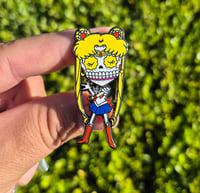 Image 2 of Sailor Calavera Enamel Pin