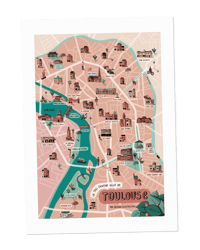 Carte de Toulouse  