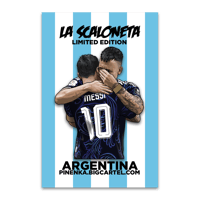 La Scaloneta Gold 1 of 1 Pin Badge (Pre Order)
