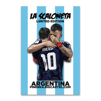 La Scaloneta Red Pin Badge - 5 Available (Pre Order)