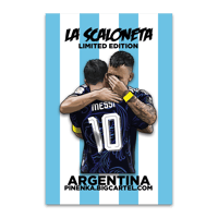 La Scaloneta Yellow Pin Badge - 10 Available (Pre Order) 