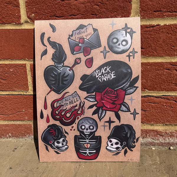 Image of The Black Parade Print