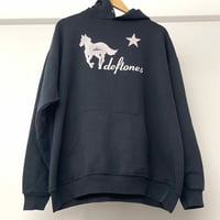 Image 1 of Deftones White Pony Bootleg Hoodie 2000 L