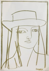 "Girl In Hat" by America Martin
