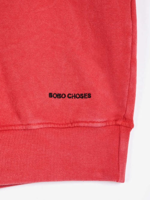 Image of 1-Sudadera roja Hidden monster relaxed sweatshirt