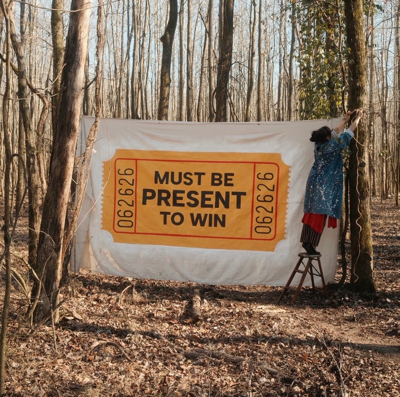 Image of Must Be Present To Win VINYL **w/free gift!**
