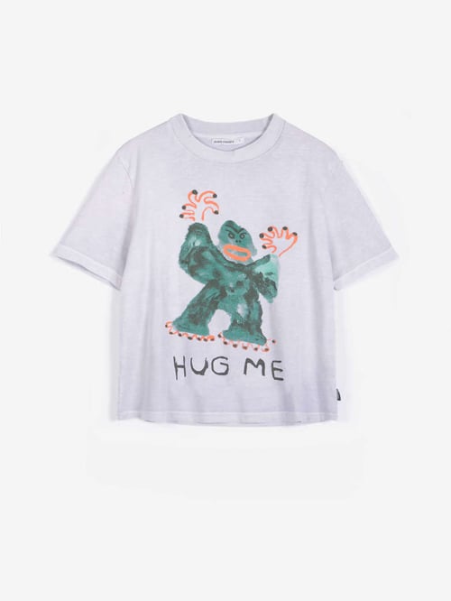 Image of 1-Camiseta lila Hug Me cropped T-shirt
