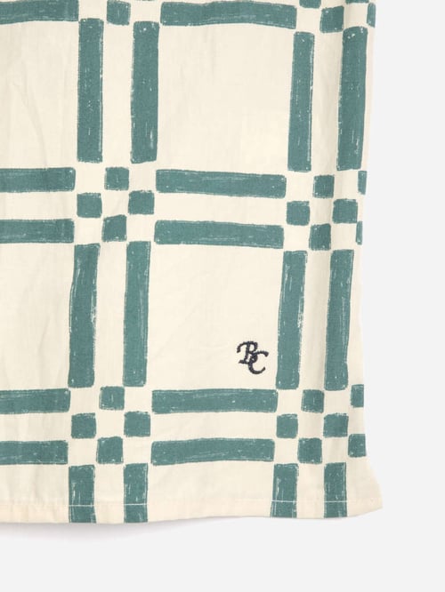 Image of 1-Camisa Squares all over poplin shirt