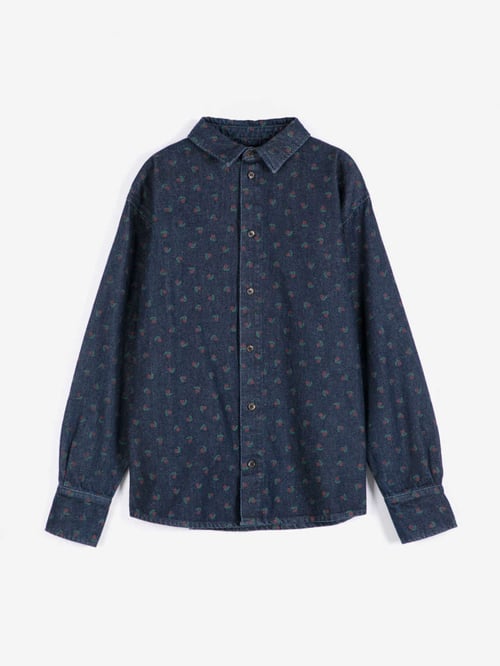Image of 1-Camisa vaquera Swamp Whirl all over light denimshirt