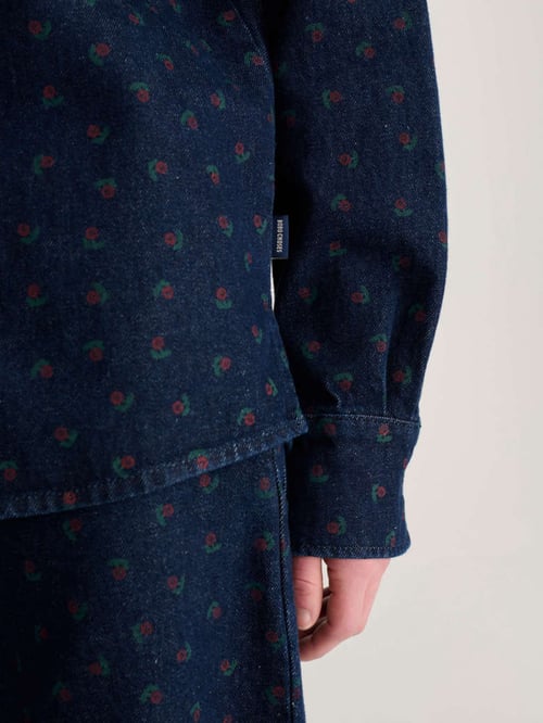 Image of 1-Camisa vaquera Swamp Whirl all over light denimshirt