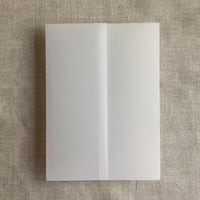 Image 1 of White translucent vellum wraps for 5x7 cards - Plain - Pack of 10