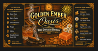 Image 5 of Golden Ember Oasis (Honeyed humidor with tropical glow)