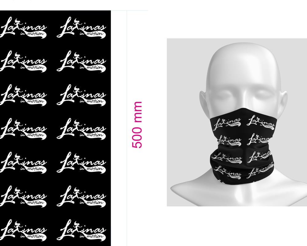 Image of Black Tubular Bandana 