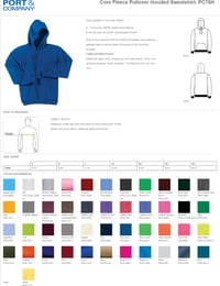 Image 2 of MSYF Poly/Cotton Hooded Sweatshirt