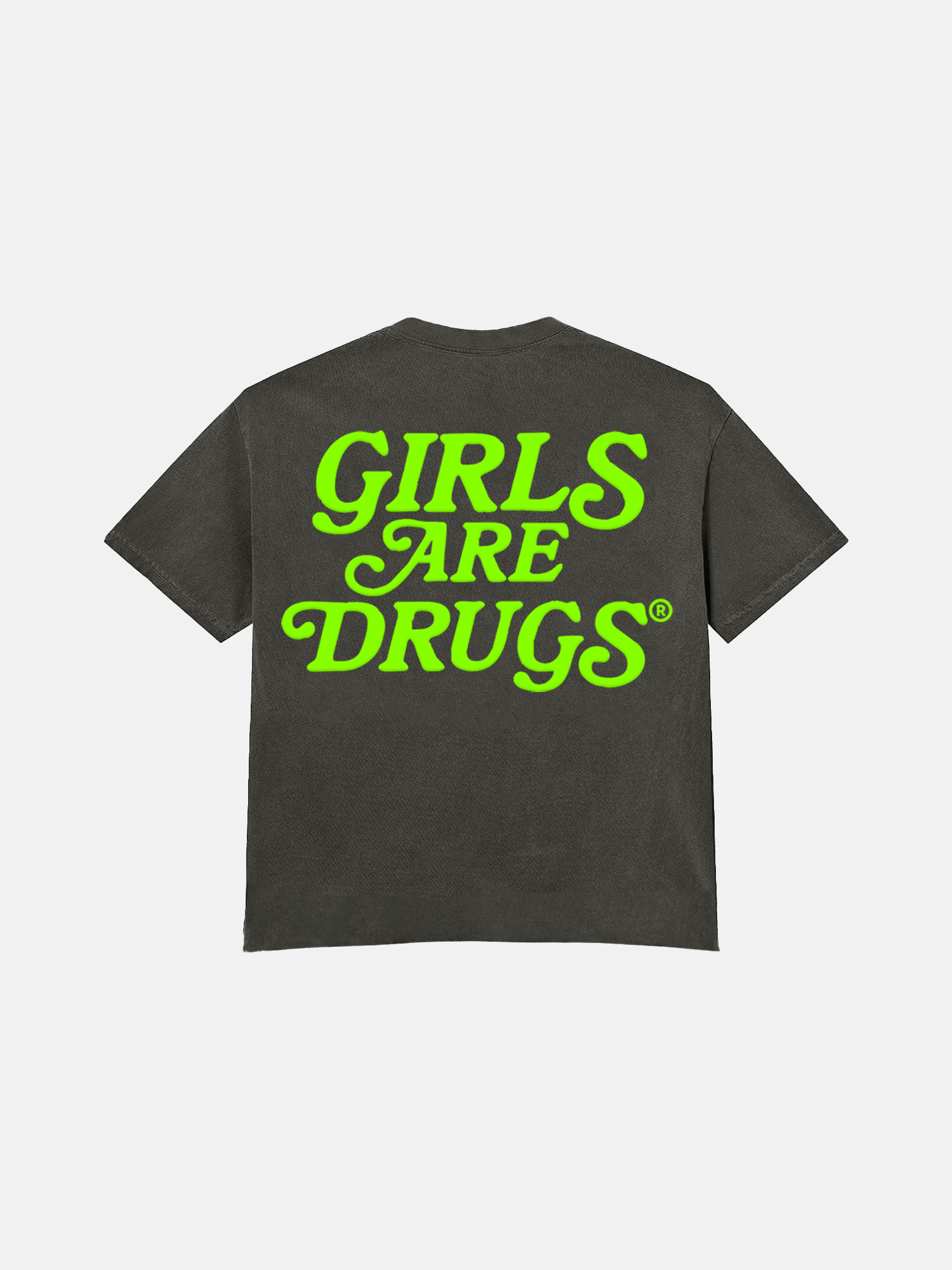 Image of GIRLS ARE DRUGS® "DON'T SAY I DIDN'T WARN YOU" TEE  - VINTAGE BLACK
