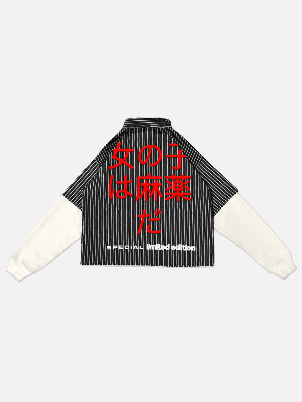 Image of GIRLS ARE DRUGS® JAPANESE WORK SHIRT  - BLACK