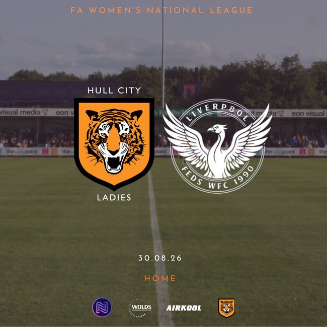 Hull City Ladies Vs Liverpool Feds - 30/08/26 - FAWNL