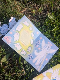 Image 4 of all dogs go to heaven 3 color risograph zine
