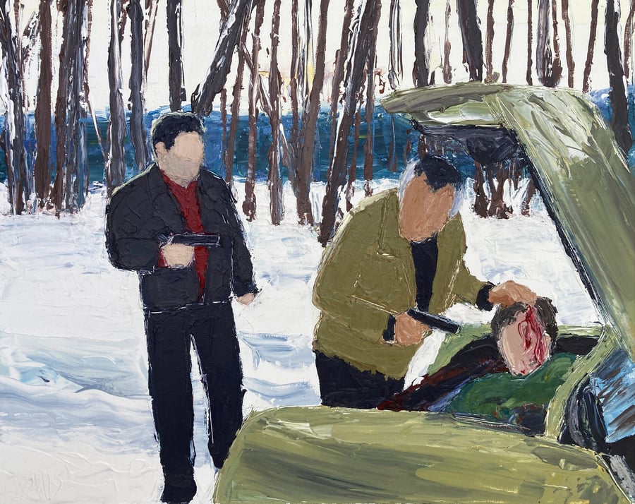 Image of Get the shovel , Chrissy (original on canvas)