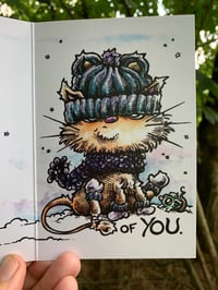 Image 2 of I’m sorry your cat is sick - greeting card with envelope 