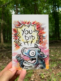 Image 1 of You did it! - greeting card with envelope 