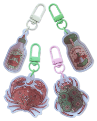 Image 1 of Porte-clés (quatre au choix)