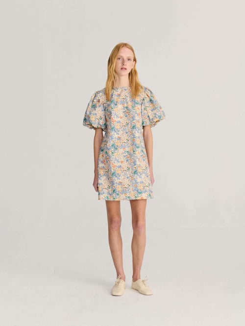Image of 3-Vestido corto Dreamlike all over short dress