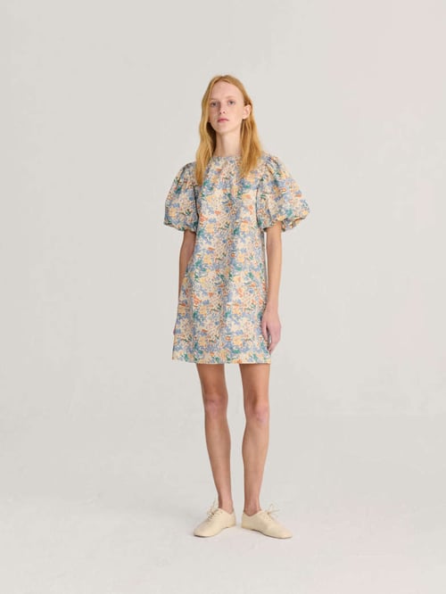 Image of 3-Vestido corto Dreamlike all over short dress