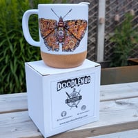 Image 2 of Steampunk Butterfly Mug with Cork Base