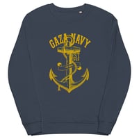 Image 1 of Gaz-a Navy Sweat in Black/Navy